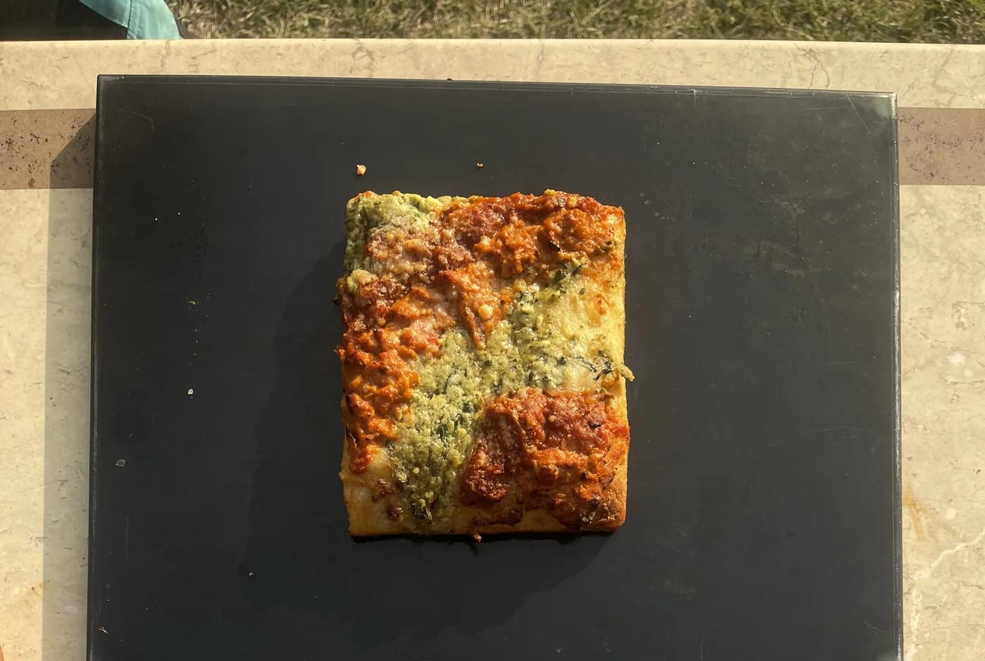 Trio Detroit Style Pizza slice